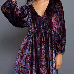 Elegant Multicolor Bohemian Dress